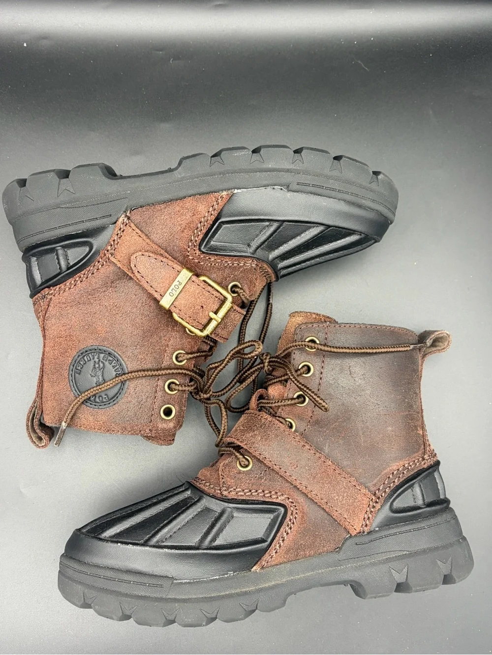 POLO Ralph Lauren Oslo High Boots Shoes size 1